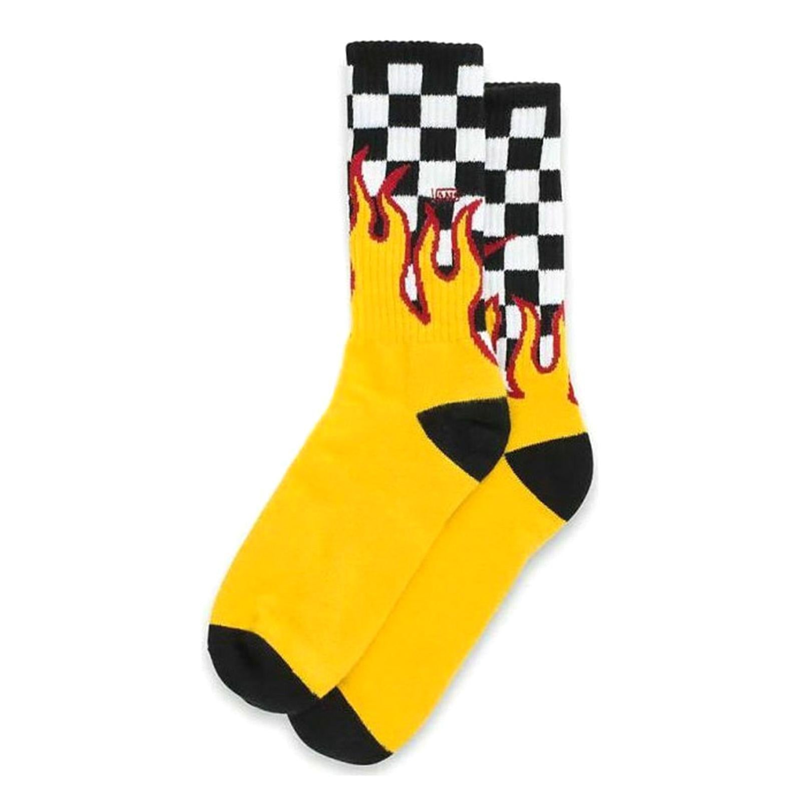 Flame Check  Socks (9.5-13) - Calzini in Spugna Multicolore VN0A4TQIZIA1  VANS 
