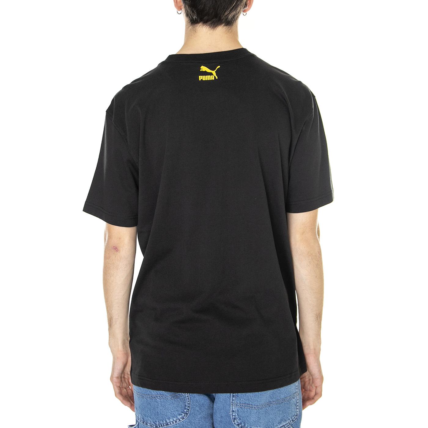 M' PUMA x STAPLE Graphic Tee PUMA Black - Maglietta Girocollo Uomo Nera 539935-01  PUMA 