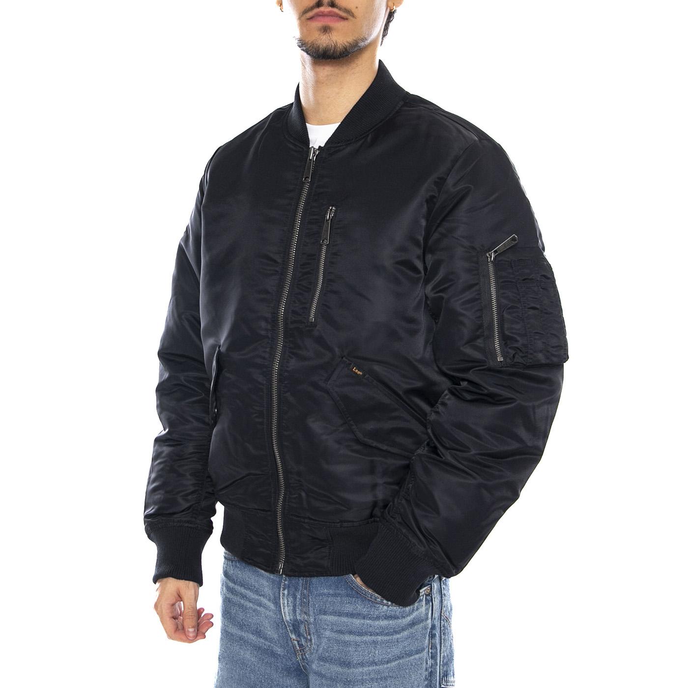 Bomber Jacket Black - Giacca Bomber Uomo Nera 112371314  LEE 
