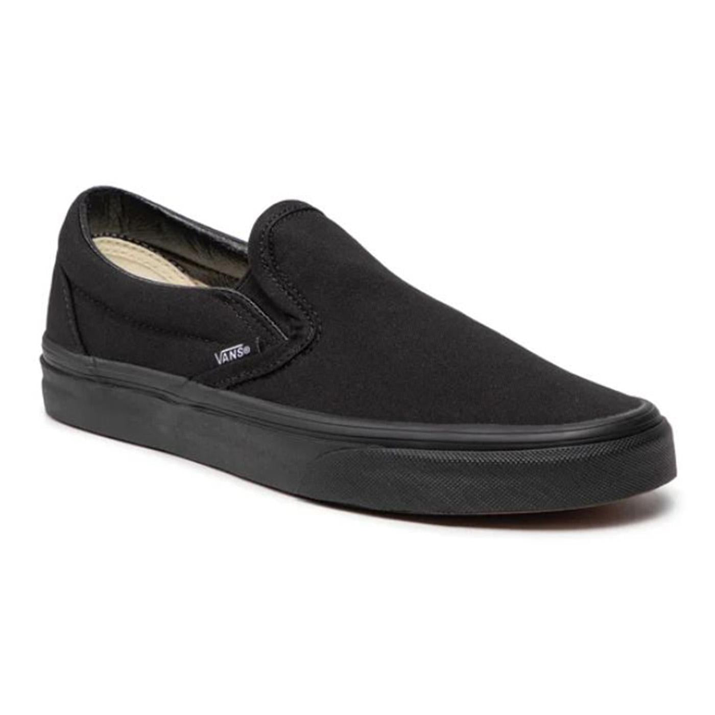 UNISEX UA CLASSIC SLIP-ON SHOES - BLACK / BLACK - Scarpe Slip-On Profilo Basso Uomo / Donna Nere 1637 . VANS 