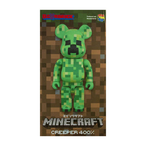 Medicom Minecraft Creeper Be@rbrick Green 400% - Toy Medicom Multicolore MDTMINECRAFT  MEDICOM TOY 