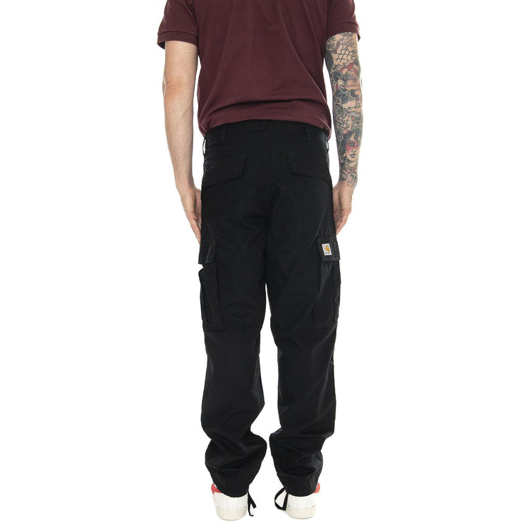 Regular Cargo Pant Black /rinsed - Pantaloni Cargo Uomo Neri I032467-89NER  CARHARTT WIP 