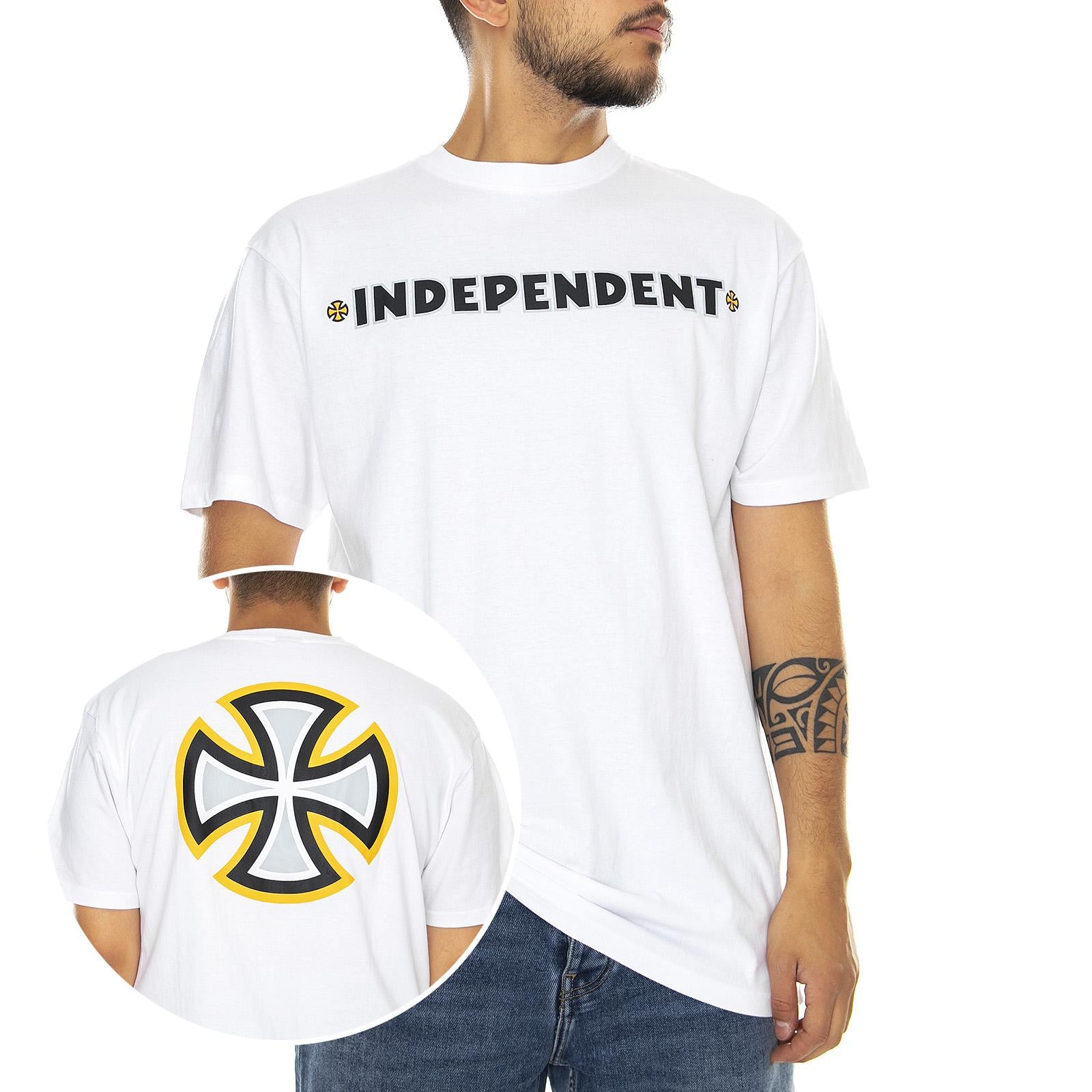  B/C Primary Tee-White  INDEPENDENT 