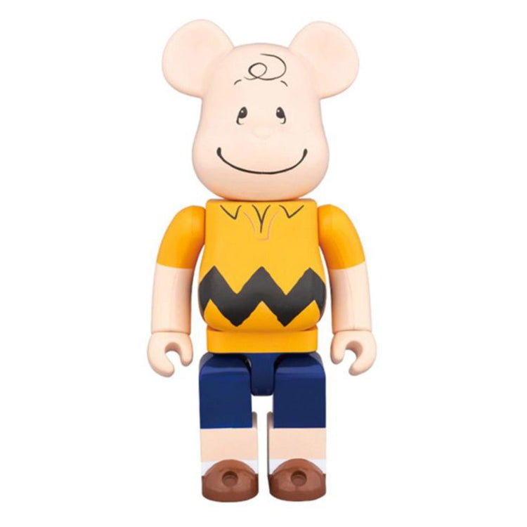 Medicom Toy - Bearbrick 400% - Charlie Brown - Toy Medicom Multicolore MDTCHARLIE  MEDICOM TOY 