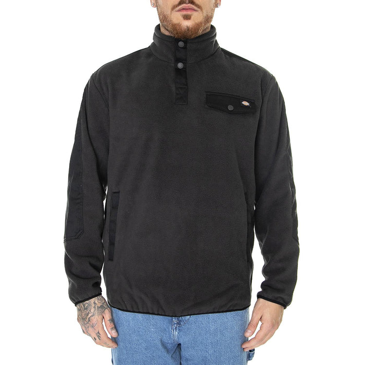 Porta Allen Contrast Black - Felpa Collo Alto Uomo Nera DK0A4YTOBLK1  DICKIES 