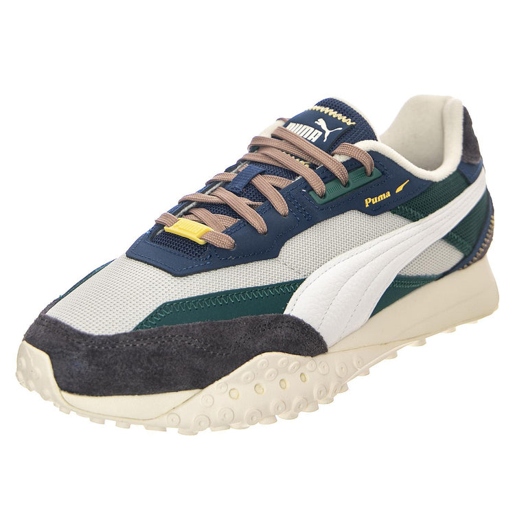 Blktop Rider PRM Ash Gray / Malachite Shoes - Scarpe Stringate Profilo Basso Uomo Multicolore 394829-02  PUMA 