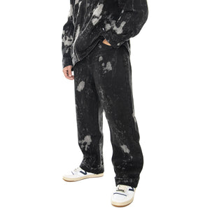 Casper Pant Exit Bleach Black / Grey - Pantaloni Denim Jeans Uomo Neri / Multi 265742_1  WASTED PARIS 