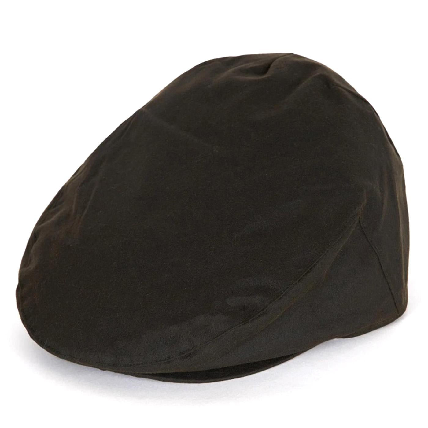 Wax Flat Cap Olive - Cappellino a Coppola Marrone MHA0003-OL71-FW23  BARBOUR 