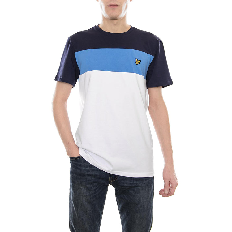 Slim Fit Block Stripe T-Shirt TS828V-626  LYLE & SCOTT 