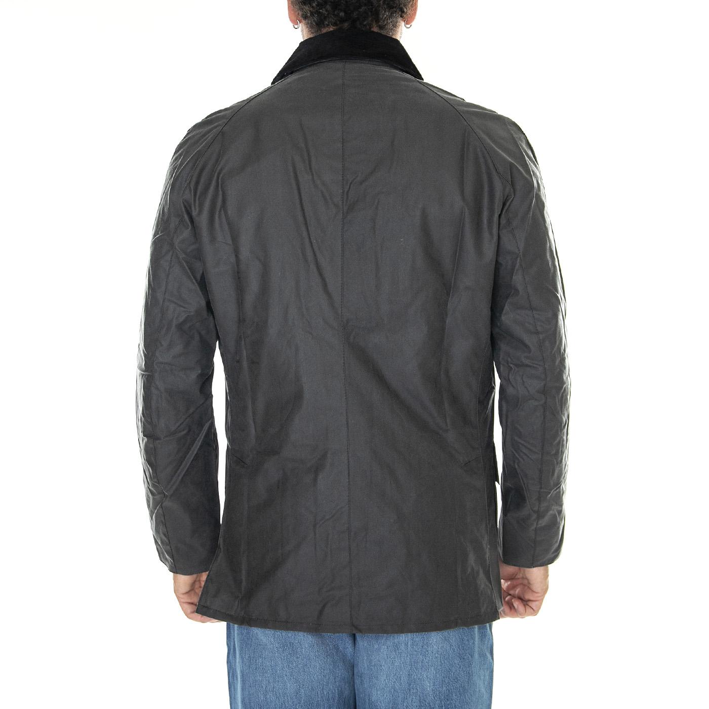 M's Ashby Wax Jacket Grey / Classic - Giacca Invernale Uomo Grigia MWX0339-GY51-FW23  BARBOUR 
