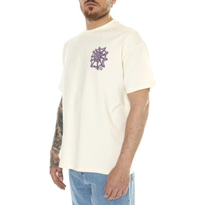 OS Tee Off White - Maglietta Girocollo Uomo Beige FNKSS24-20812  FUNKY 