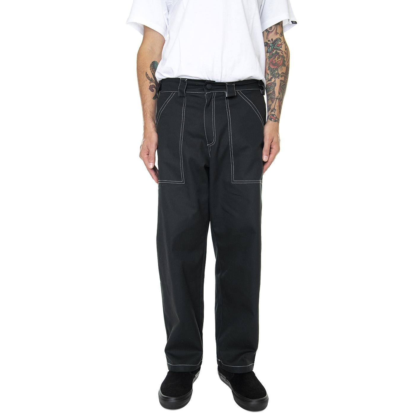 Hangar Pants Black - Pantaloni Uomo Neri W22P-HANGAR-BLK  USUAL 
