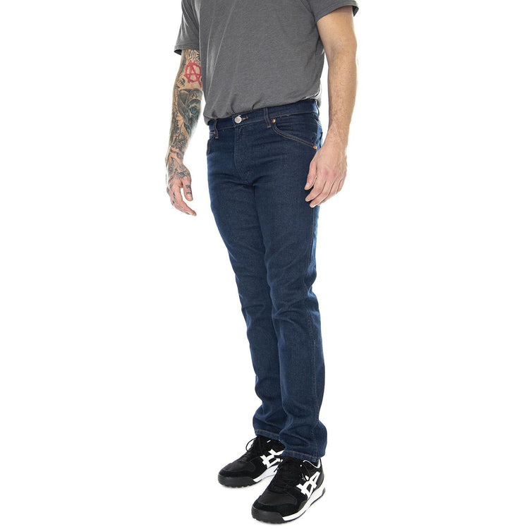 11MWZ Rinse Denim Pant - Pantaloni Denim Jeans Uomo Blu W1MZ68401  WRANGLER 