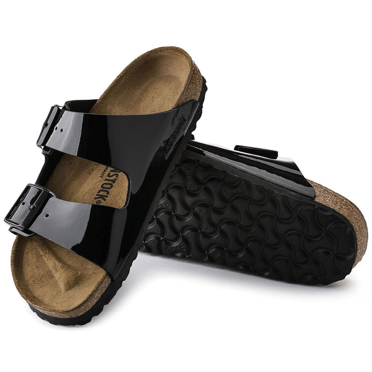 Arizona Birko Flor Sandals - Patent Black - Sandali Donna Neri - Calzata Stretta 1005292  BIRKENSTOCK 