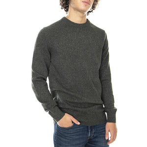 Tisbury Gn79 Crew Sweater - Green - Maglione Girocollo Uomo Verde MKN0844-GN79-FW20  BARBOUR 