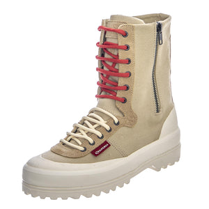 Alpina - Cream - Stivali Stringati Alti Uomo Beige 02SP9073M13102 . SUPERGA 