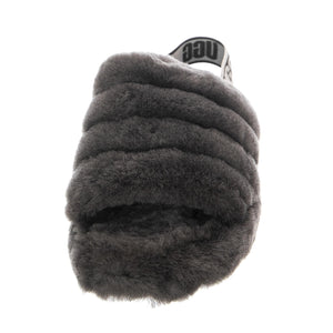 FLUFF YEAH SLIDE CHARCOAL K UGKFLYSLCH1098494K  UGG 