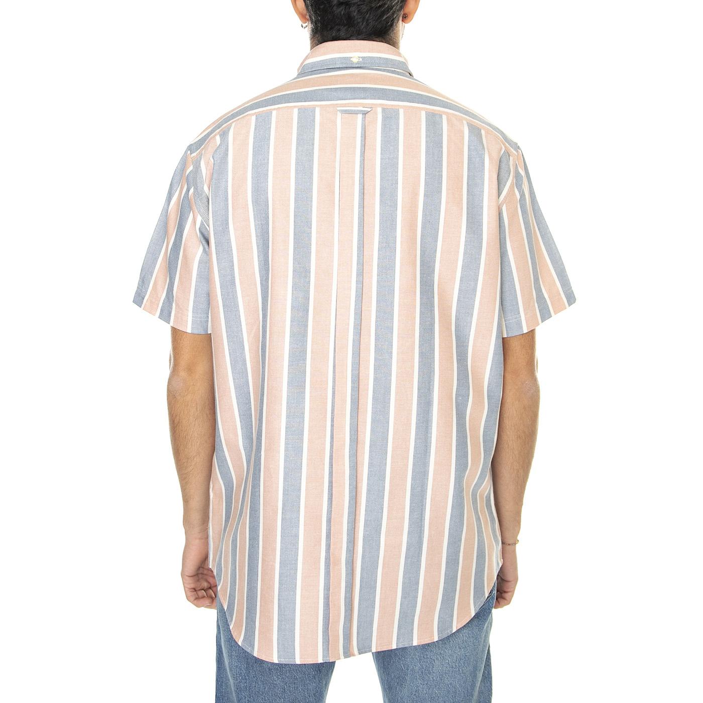 Block Striped Anise - Camicia Maniche Corte Uomo Multicolore 63427-932  BEN SHERMAN 