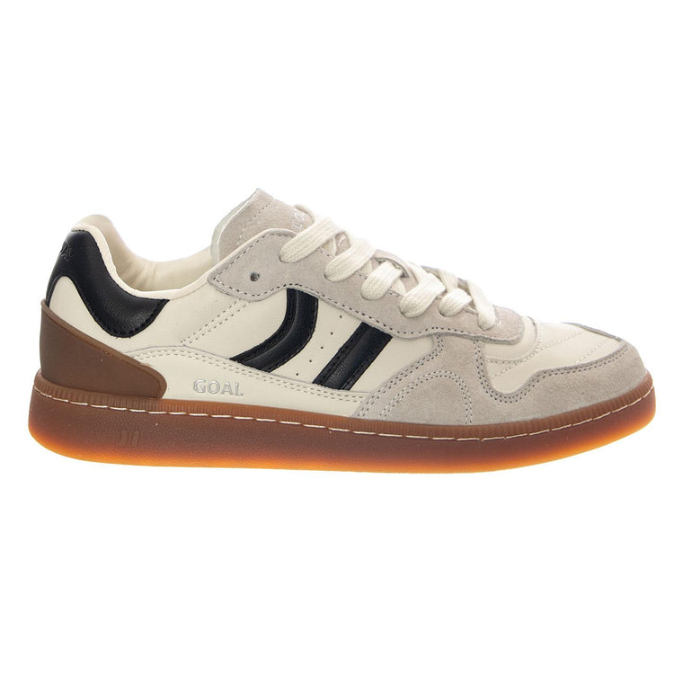 Goal Whs W White/Black - Scarpe Stringate Donna Bianche 7613172 WHS COOLWAY 