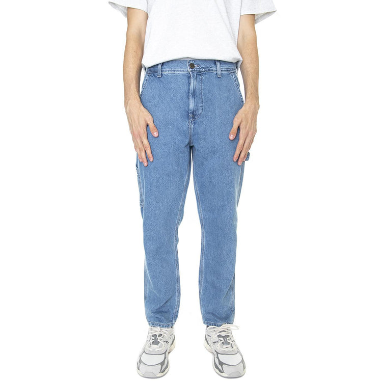 M' Carpenter Blue Lines Mid Blue - Pantaloni Denim Jeans Uomo Blu L75KOMB8  LEE 