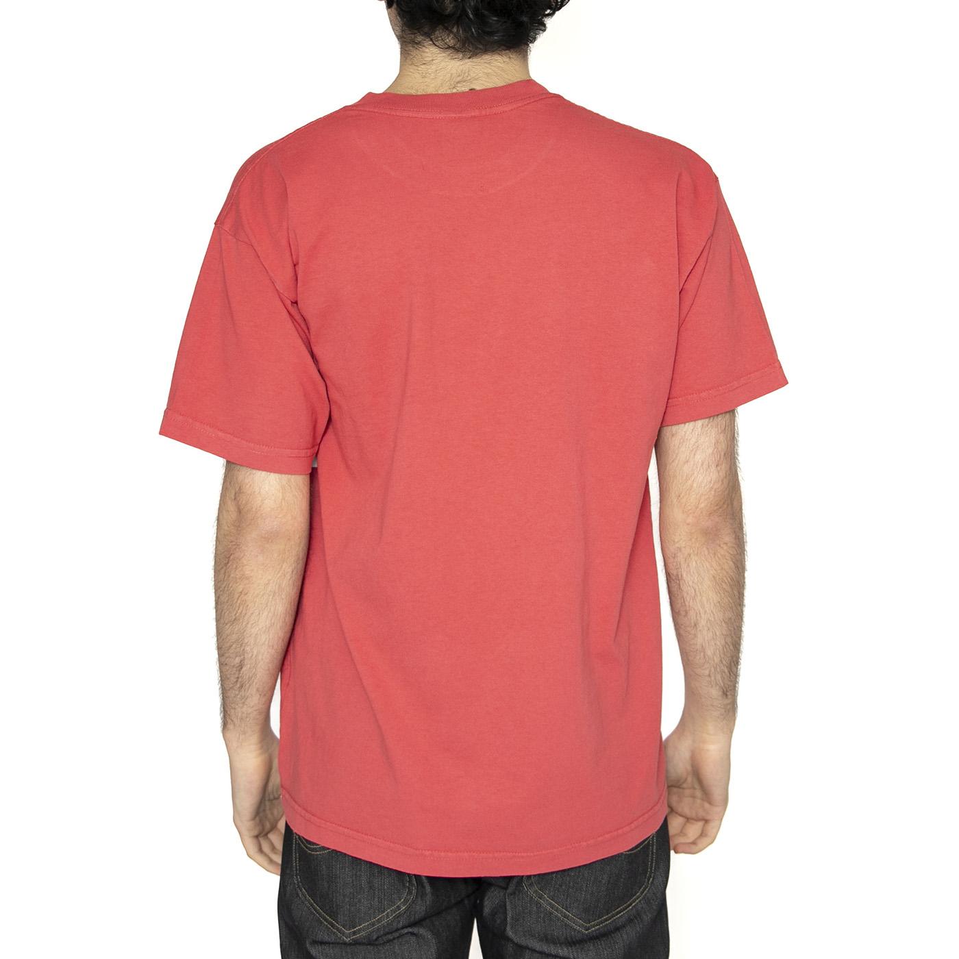 Icon Heavyweight Tee Red - Maglietta Girocollo Uomo Rossa 166913013-MIR  OBEY 