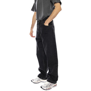 Carhartt WIP Brandon Pant Cotton Smith Jeans Black Stone Washed - Pantaloni Uomo Neri I035893.89.06  CARHARTT WIP 