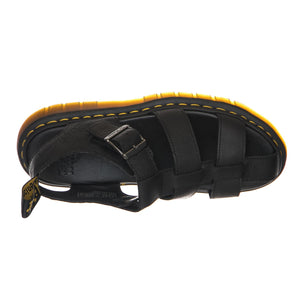 Galia Sandals - Carpathian Black - Sandali Uomo / Donna Neri DMSGALBKCA21899001  DR.MARTENS 