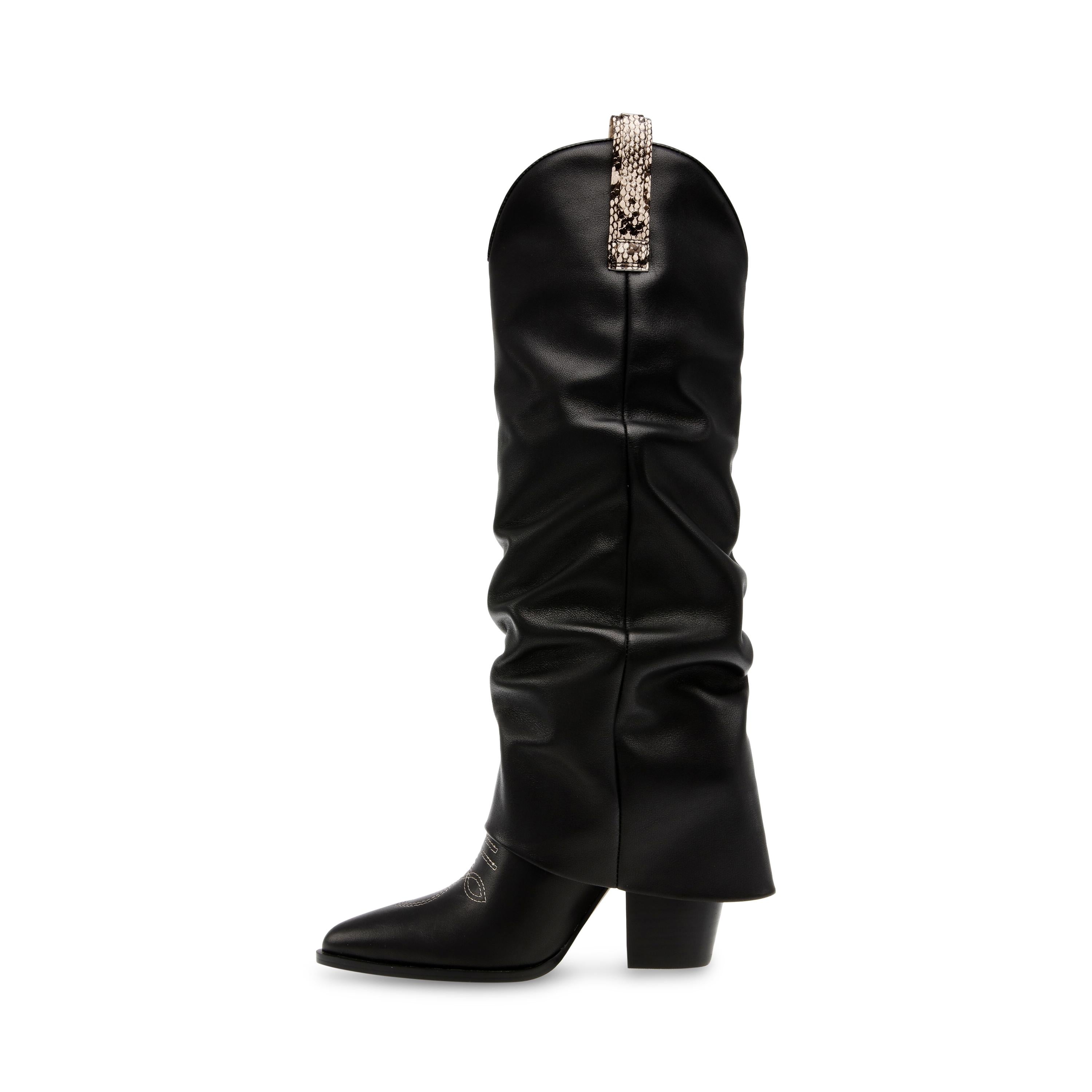 Lassy Black / White Snake - Stivali Donna Neri SMSLASSY-195  STEVE MADDEN 