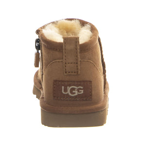 UGG Classic Ultra Mini Chestnut - Scarpe Bambino/Bambina in Pelle Scamosciata Marrone 1130750T CHE UGG 