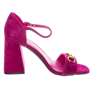 Pop-Star-B Fuchsia Gold Suede - Sandali Donna Viola JCSJCD-176-2-09-FUCG  JEFFREY CAMPBELL 