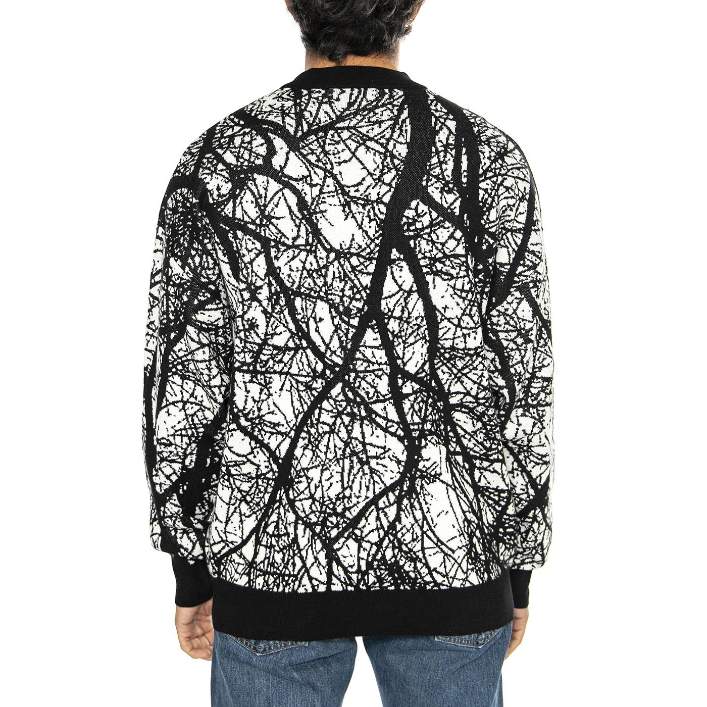 Sweater Hollow Black - Maglione Girocollo Uomo Multicolore SWEATER HOLLOW - BLACK  WASTED PARIS 