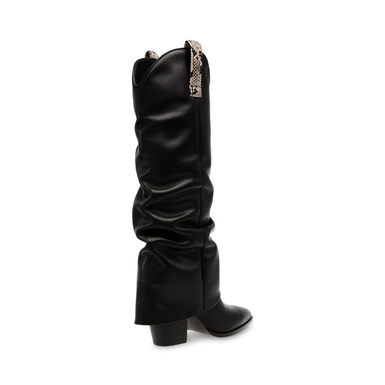 Lassy Black / White Snake - Stivali Donna Neri SMSLASSY-195  STEVE MADDEN 