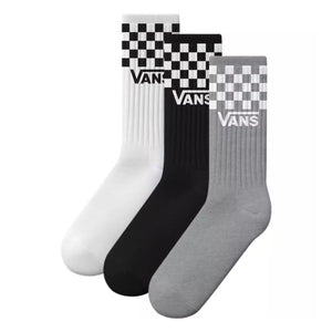 Classic Check Crew Rox Checkerboard Black White -- Calzini Nero / Bianco / Grigio VN000QBU Y281 VANS 