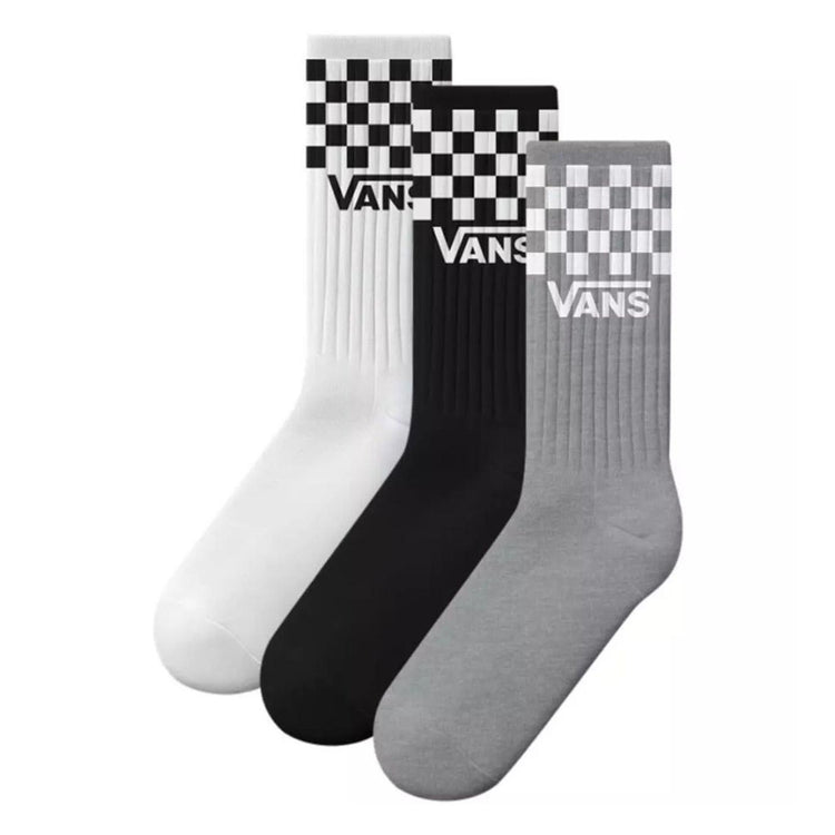 Classic Check Crew Rox Checkerboard Black White -- Calzini Nero / Bianco / Grigio VN000QBU Y281 VANS 
