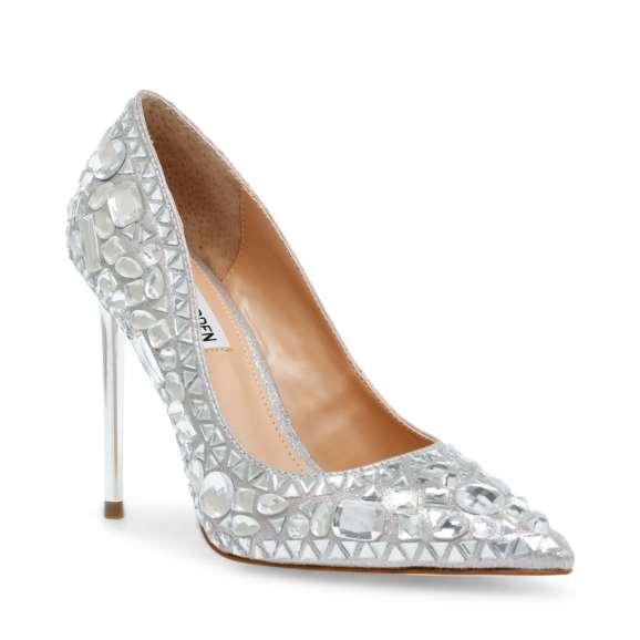 Veta Rhinestones - Scarpe Décolleté Donna Argento SMSVETA-RHI  STEVE MADDEN 