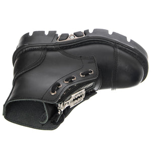 M-Mili 214 Boots - Crust Negro / Reactor Negro - Stivali Donna Neri 38 NRSM-MILI214ASA-C3  NEW ROCK 