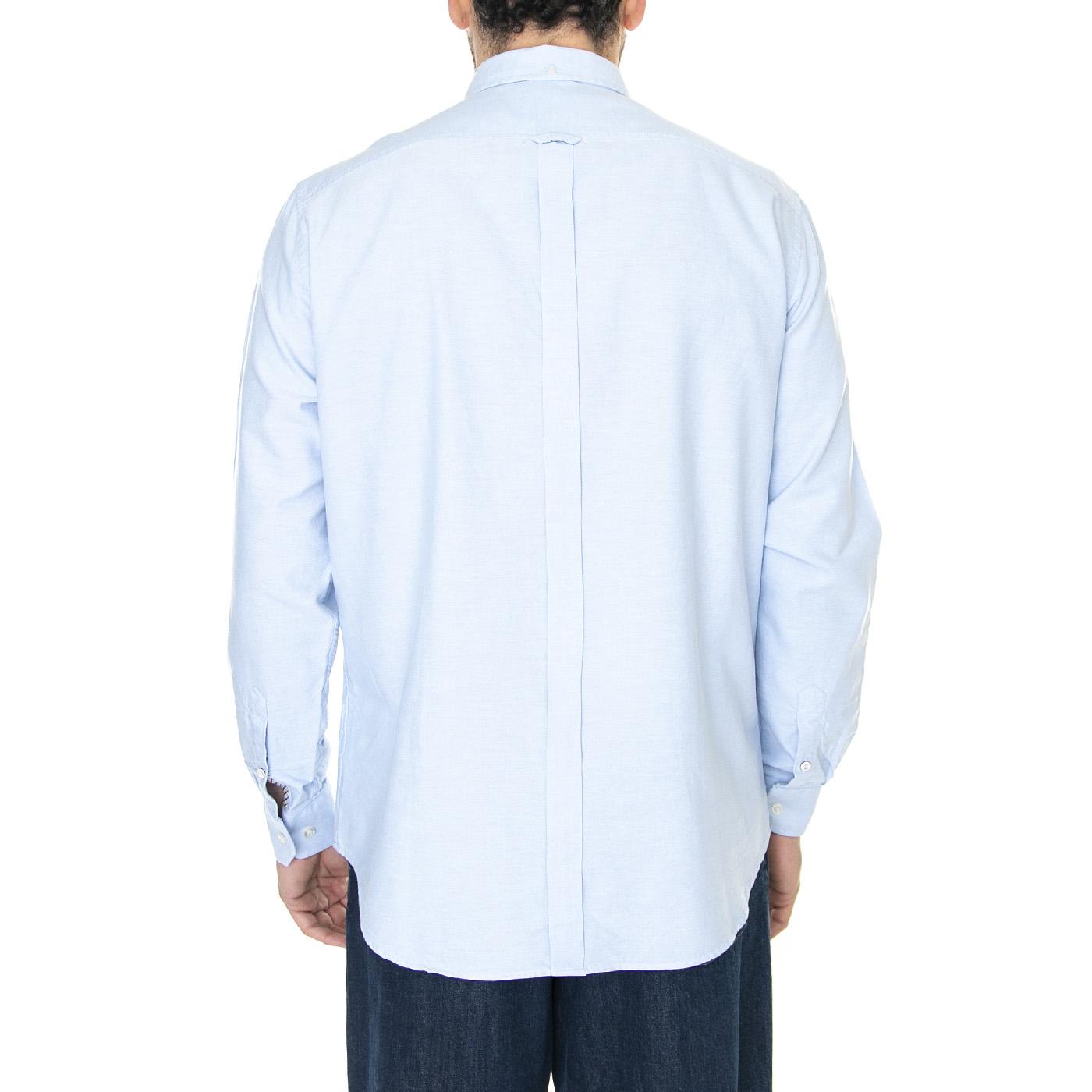 Signature Gots Organic Oxford Sky - Camicia Uomo Blu 65094-120  BEN SHERMAN 