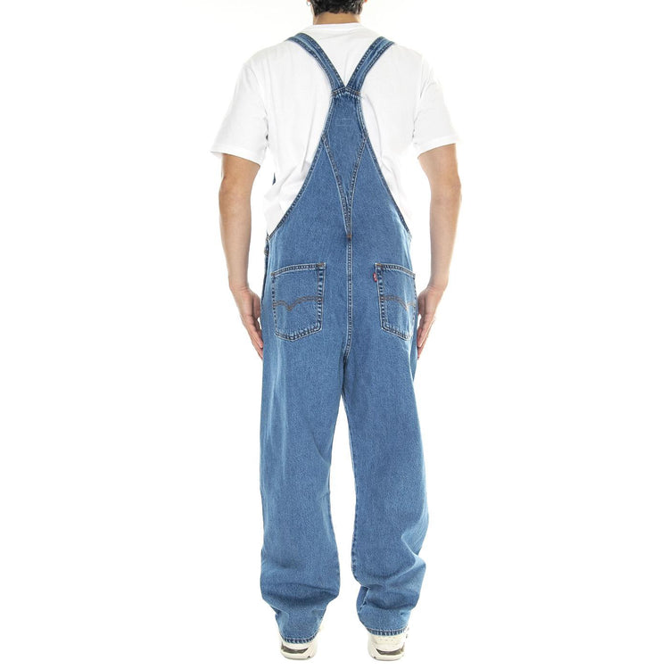 Vintage Overall Foolish Love Dark Indigo Flat Finish - Salopette Denim Jeans Uomo Blu 85315-0022  LEVIS 