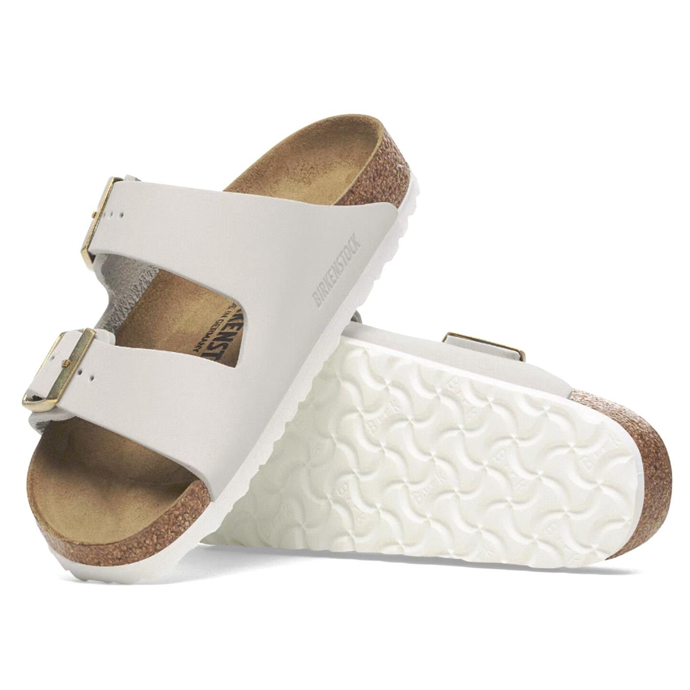 Arizona Antique White, Nubuck Leather - Sandali Donna Bianchi 1029475  BIRKENSTOCK 