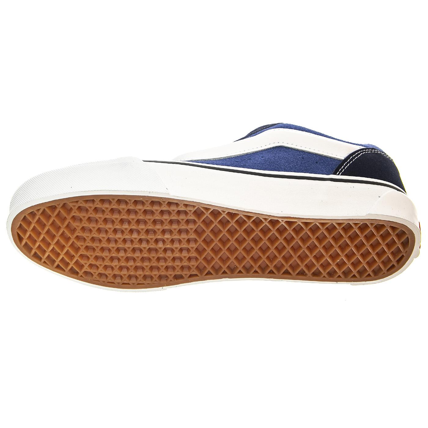 Knu Skool Navy / True White - Scarpe Stringate Profilo Basso Uomo Blu VN0009QCNWD1  VANS 