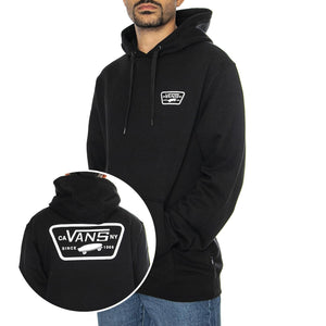 Full Patch Pullover Black - Felpa con Cappuccio Uomo Nera VN000HNZBLK1  VANS 