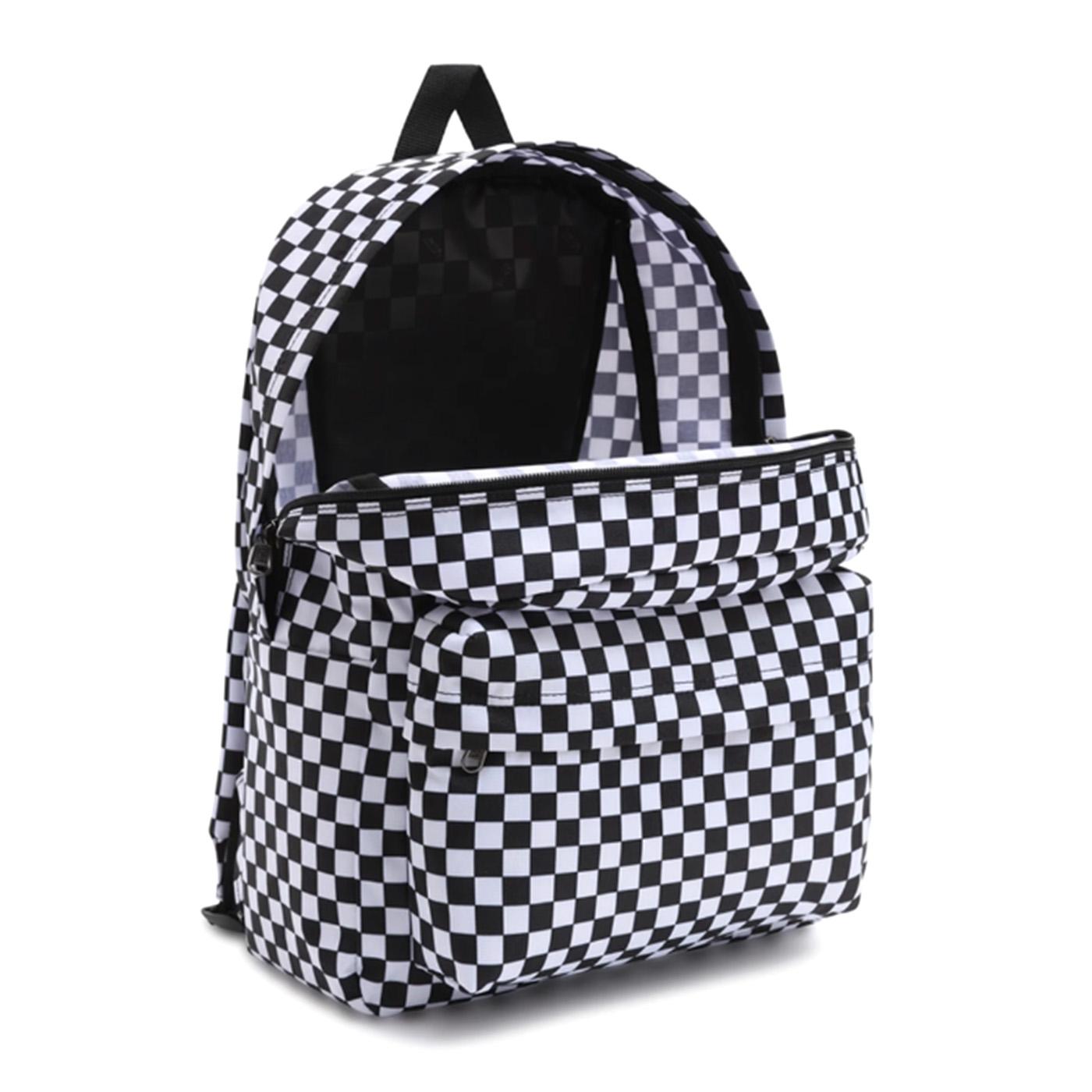 Old Skool Check Backpack Black/White - Zaino Multicolore / Checkerboard VN000H4X Y281 VANS 