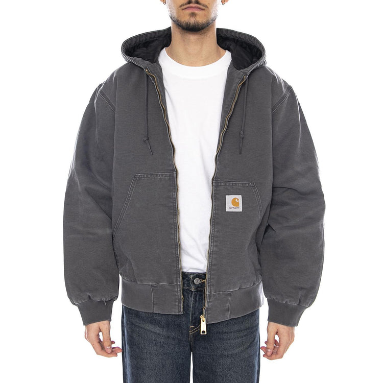 OG Active Jacket Graphite -- Giacca Uomo con Cappuccio Grigia I035891.874O . CARHARTT WIP 