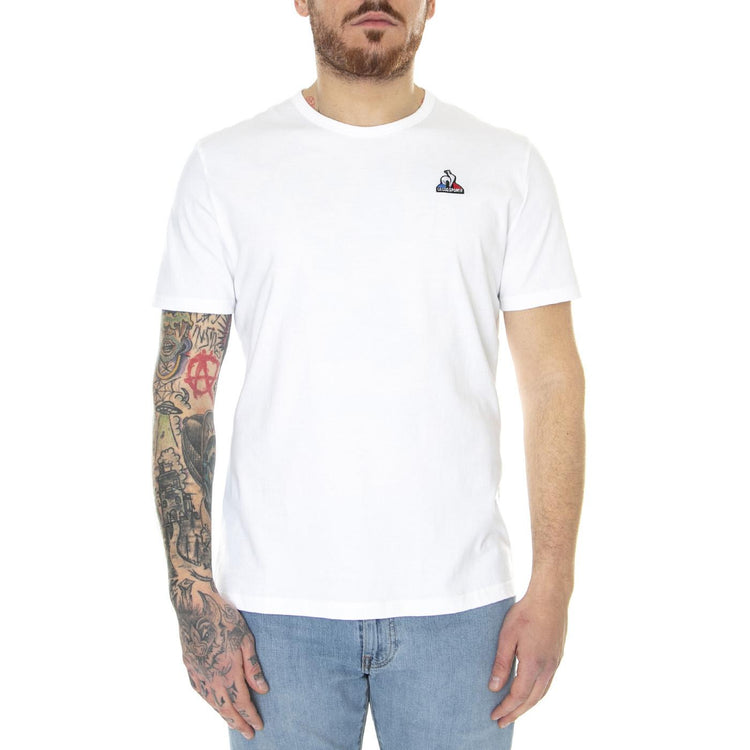 Essential Tee White - Maglietta Girocollo Uomo Bianca 2120202  LE COQ SPORTIF 