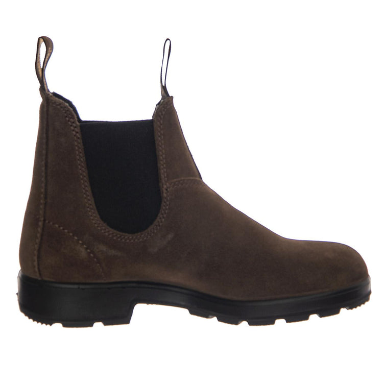 2410 Brown Suede Brown & Brown Boots - Stivaletti Profilo alla Caviglia Uomo Marrone 2410-BROWN & BROWN  BLUNDSTONE 