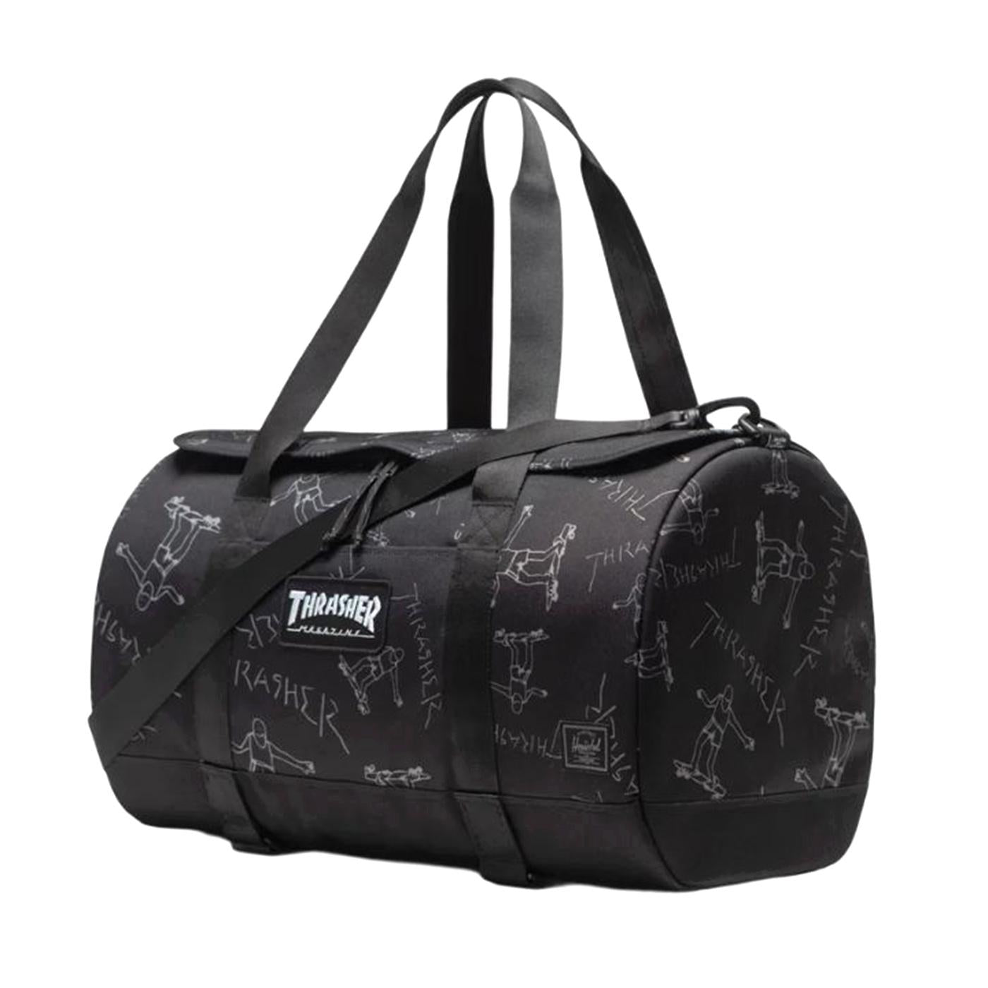 Thrasher Gonz Herschel Heritage Skate Duffle Black - 40L - Borsa da Viaggio Multicolore 11647-00001-OS 00001 HERSCHEL 