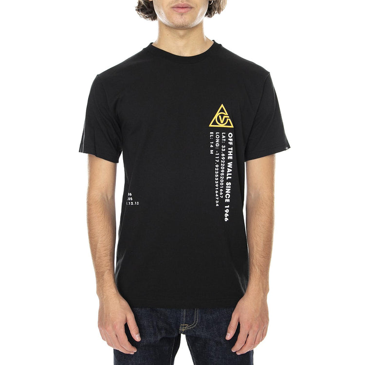 66 Supply - Maglietta Girocollo Uomo Nera VN0A4TUPBLK1  VANS 