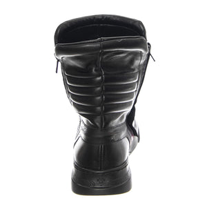 M' Moto Nappa Black / Fuchsia Black Sole - Stivali Uomo Neri / Viola BOMMOTO-NAPPA.BKFUC  BRUNO BORDESE 