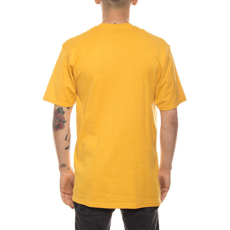 CRACKED TEE MUSTARD 1904008-MUSTARD  STUSSY 