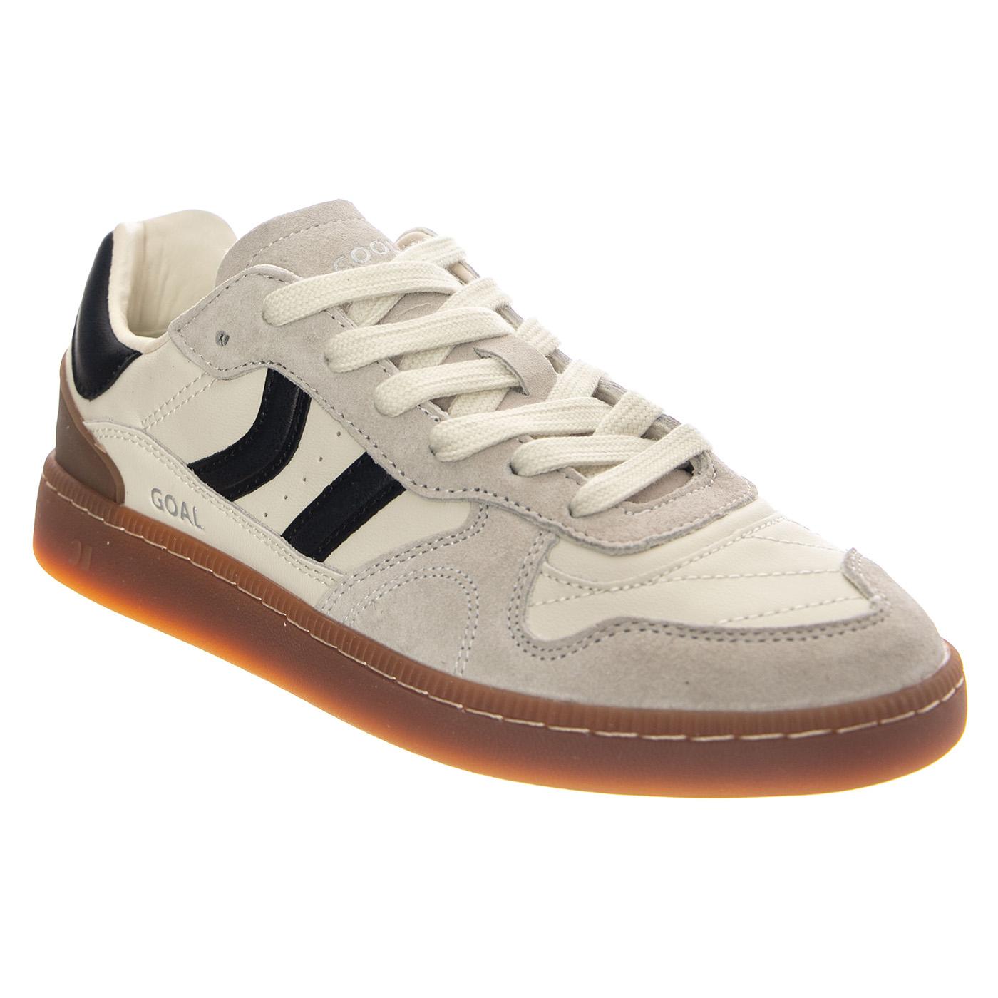 Goal Whs W White/Black - Scarpe Stringate Donna Bianche 7613172 WHS COOLWAY 